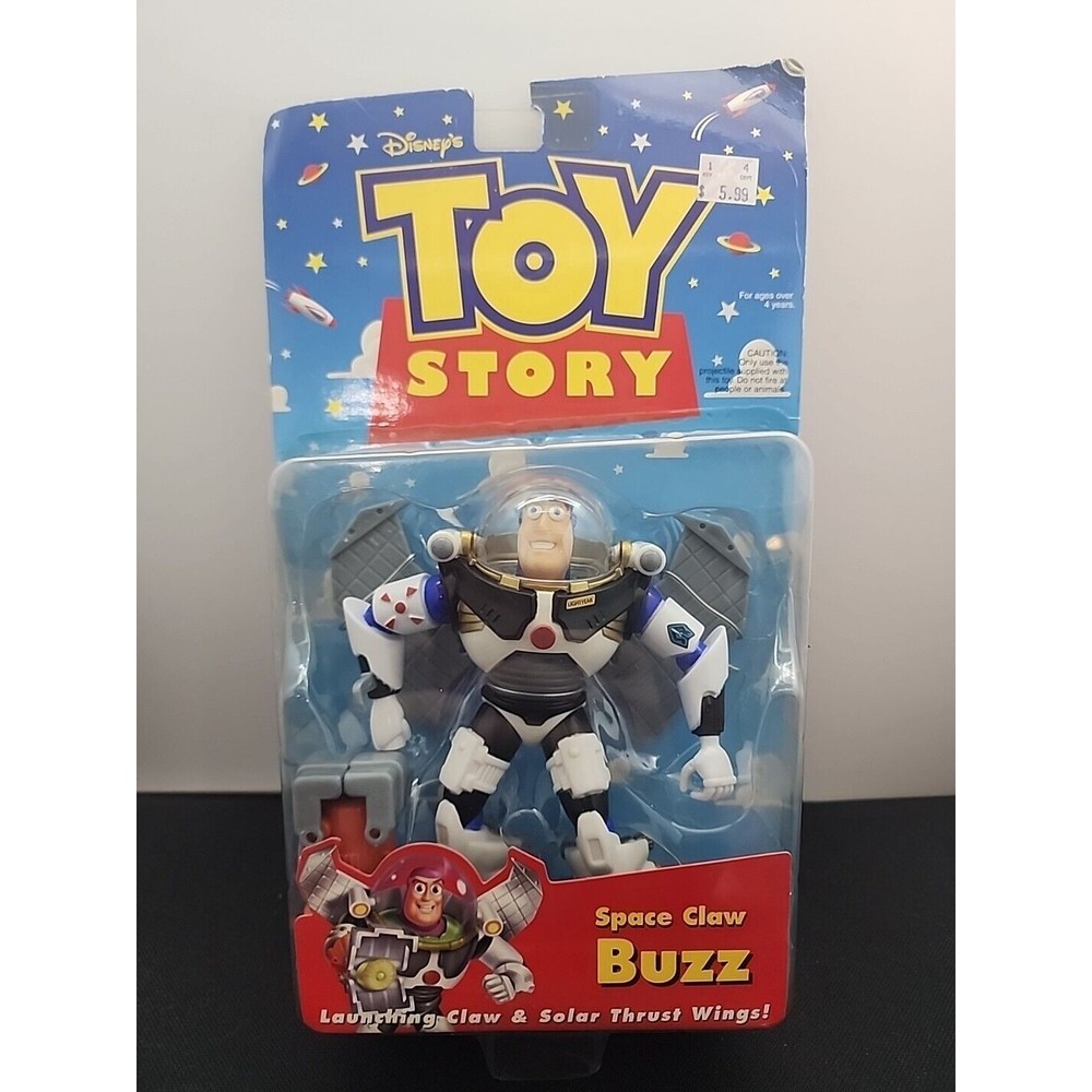 Disney Pixar Toy Story Buzz Space Claw Vintage New old stock Rare